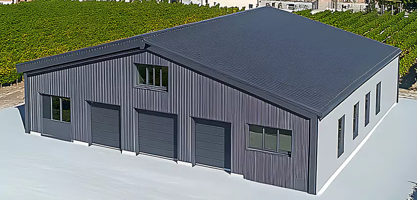 Corrugated Garage Roof Repair in Bothell