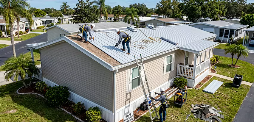 Mobile Home Metal Roof Replacement in Bothell